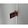 Mexen Lunar-B Duo душ кабина, отваряема 95 x 85 cm, прозрачно, розово злато - 832-095L-085P-60-00