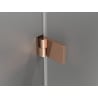 Mexen Lunar-B Duo душ кабина 100 x 90 см, прозрачна, розово злато - 832-100L-090P-60-00