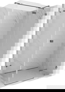 Mexen Lunar T сгъваема душ кабина дясна 130 x 120 cm, прозрачна, четка от оръжеен сив - 834T-130-120-66-00-P