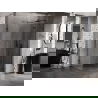 Mexen Lunar T душ кабина с подвижна врата, дясна 140 x 80 см, прозрачна, черна - 834T-140-080-70-00-P