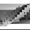 Mexen Kioto+ душ стена с рафт Walk-in 120 x 200 cm, огледало, черна - 800-120-121-70-50