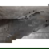 Mexen Lunar-B Duo въртяща душ кабина 85 x 75 см, прозрачна, обработена в цвят gun gray - 832-085L-075P-66-00