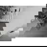 Mexen Kioto+ душ стена с рафт Walk-in 130 x 200 cm, бял мотив, черен - 800-130-121-70-85