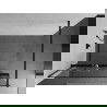 Mexen Kioto+ душ стена с рафт Walk-in 130 x 200 cm, бял мотив, черен - 800-130-121-70-85