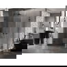 Mexen Lunar-B Duo душ кабина с отваряне 80 x 70 см, прозрачна, черна - 832-080L-070P-70-00