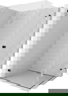 Mexen Lunar-B Duo двукрила душ кабина 90 x 70 см, прозрачна, черна - 832-090L-070P-70-00