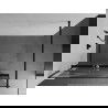 Mexen Kioto+ душова стена с рафт Walk-in 80 x 200 cm, бял модел, черен - 800-080-121-70-97