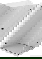 Mexen Lunar-B Duo душ кабина отваряема 85 x 80 см, прозрачна, черна - 832-085L-080P-70-00