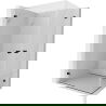 Mexen Lunar-B Duo душ кабина отваряема 95 x 80 см, прозрачна, черна - 832-095L-080P-70-00