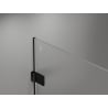 Mexen Lunar-B Duo душ кабина с отварящи се врати 95 x 90 cm, прозрачна, черна - 832-095L-090P-70-00