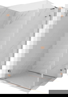 Mexen Lunar-B L душ кабина, лява, 90 x 70 см, прозрачно, розово злато - 832L-090-070-60-00-L