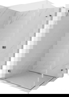 Mexen Lunar-B Duo душ кабина с отваряща се врата 95 x 70 см, прозрачна, цвят оръжеен метал - 832-095L-070P-95-00