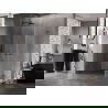 Mexen Lunar-B Duo душ кабина с врата 95 x 80 см, прозрачно, gun metal - 832-095L-080P-95-00
