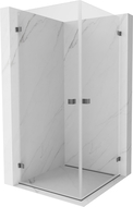 Mexen Lunar-B Duo душ кабина отваряема 85 x 85 см, прозрачна, металик - 832-085L-085P-95-00