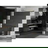 Mexen Kioto+ стена за душ с рафт Walk-in 90 x 200 см, огледало, златист - 800-090-121-50-50