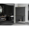 Mexen Kioto+ стенна преграда за душ с етажерка тип Walk-in 90 x 200 см, огледало,