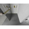 Mexen Kioto+ душ стена с рафт Walk-in 120 x 200 см, огледало, златно - 800-120-121-50-50