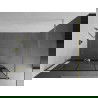 Mexen Kioto+ душ стена с рафт Walk-in 140 x 200 cm, черен дизайн, златно - 800-140-121-50-78