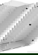 Mexen Lunar-B впускна душ кабина дясно отваряща се 85 x 70 см, прозрачна, черна - 832-085-070-70-00-P