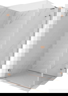 Mexen Lunar-B L лява отваряема душ кабина 100 x 70 cm, прозрачна, матирана мед - 832L-100-070-65-00-L