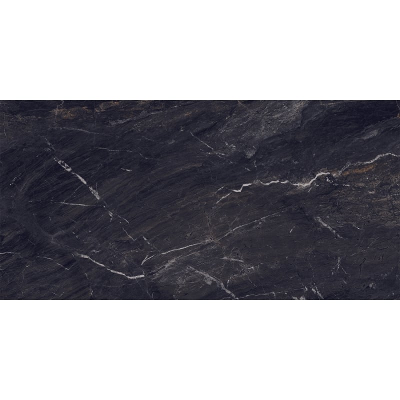 Mexen Sintra Black гресиран остъклен ректифициран G1, подово-стенен плочка 120 x 60 cm, висок гланц - TL204-120-060-00