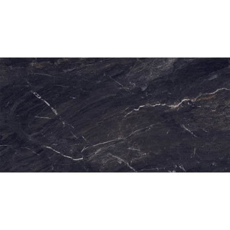 Mexen Sintra Black гресиран остъклен ректифициран G1, подово-стенен плочка 120 x 60 cm, висок гланц - TL204-120-060-00