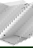 Mexen Lunar-B L лява душ кабина с врата, 80 x 70 см, прозрачна, черна - 832L-080-070-70-00-L