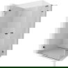 Mexen Lunar-B L лява душ кабина с панти 85 x 80 см, прозрачна, черна - 832L-085-080-70-00-L