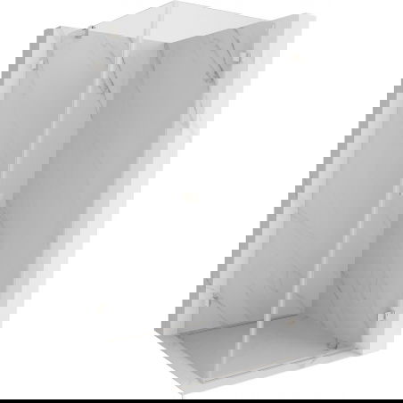 Mexen Lunar-B обръщаема душ кабина дясна 70 x 70 см, прозрачно стъкло, четка никел - 832-070-070-97-00-P