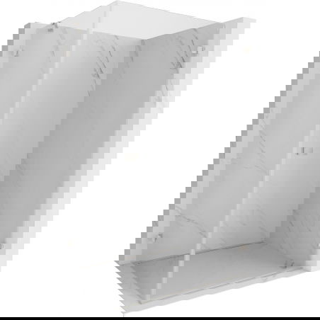 Mexen Lunar-B душ кабина с отваряща се врата, дясна, 75 x 70 см, прозрачно стъкло, матов никел - 832-075-070-97-00-P