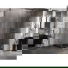Mexen Lunar-B L душ кабина с панти дясна 90 x 90 см, прозрачна, златна - 832L-090-090-50-00-P