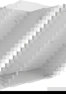 Mexen Lunar-B душ кабина с отваряща се врата дясна 90 x 80 см, прозрачна, матиран никел - 832-090-080-97-00-P