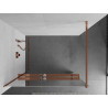 Mexen Kioto+ душ преграда с рафт Walk-in 70 x 200 cm, огледало, розово злато