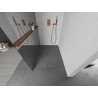 Mexen Kioto+ душ преграда с рафт Walk-in 90 x 200 см, огледало, розово злато