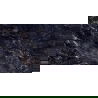 Mexen Rokocha Черно глазиран камък ректификат. G1, подови и стенни плочки 120 x 60 см, висок блясък - TL205-120-060-01