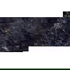 Mexen Rokocha Черно глазиран камък ректификат. G1, подови и стенни плочки 120 x 60 см, висок блясък - TL205-120-060-01