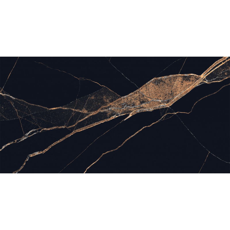 Mexen Fossil Черен грес, глазура рект. G1, плочка за под и стена 120 x 60 см, висок