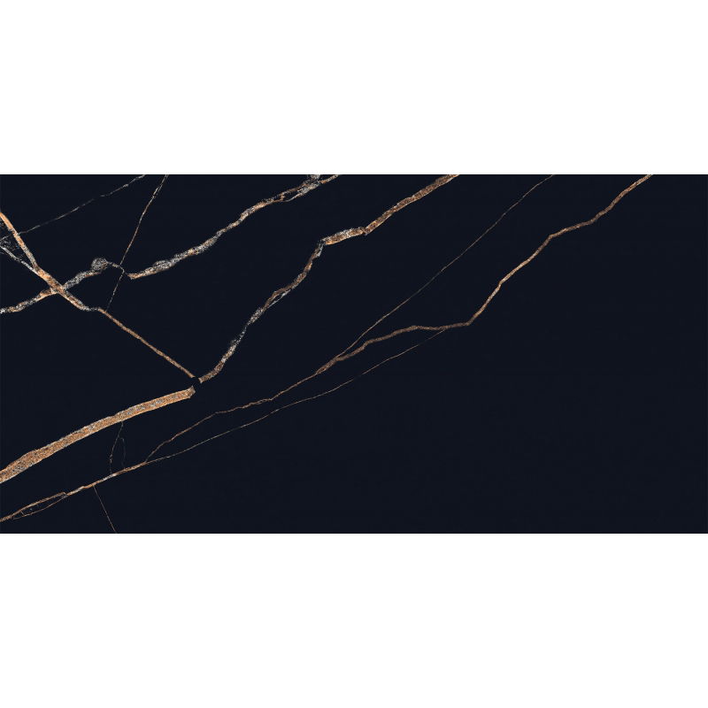 Mexen Fossil Черен грес, глазура рект. G1, плочка за под и стена 120 x 60 см, висок