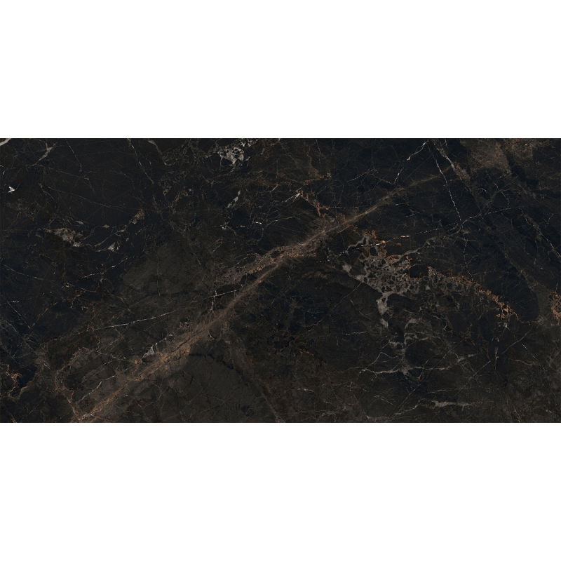 Mexen Marquino Черен глазуриран гранитогрес рект. G1, стенна и подова плочка 120 x 60 cm, високо гланцово - TL214-120-060-00