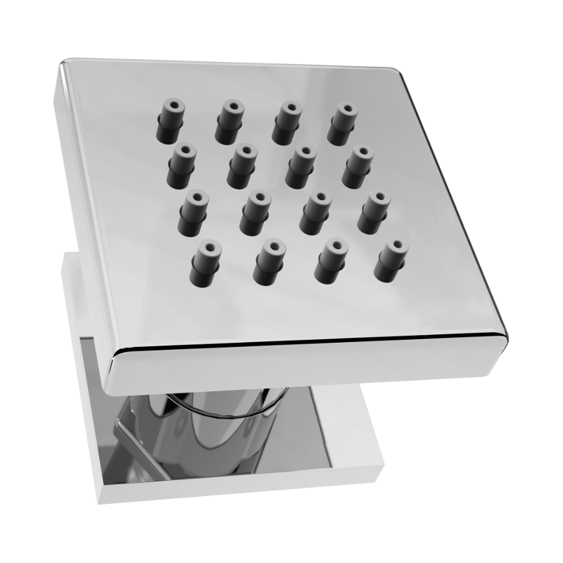 Mexen странична дюза за монтаж над стена, хром - 79360-00