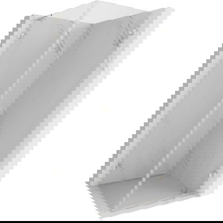 Mexen Lunar-B L кабина за душ с врата, дясна, 90 x 90 см, прозрачна, матиран никел - 832L-090-090-97-00-P