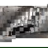 Mexen Lunar-B L дясна душ кабина 100 x 90 см, прозрачна, черна - 832L-100-090-70-00-P