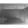 Mexen Kioto свободно стояща душ стена 140 x 200 см, прозрачна 8 мм, хром