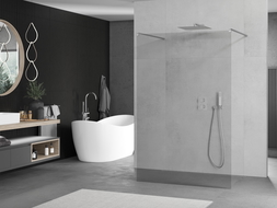 Mexen Kioto самостоятелна душ кабина 160 x 200 см, прозрачна 8 мм, хром - 800-160-002-01-00