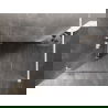 Mexen Lunar стена за душ Walk-in лява 140 x 200 cm, прозрачна 8 mm, бяла - 830-140-000-20-00-L