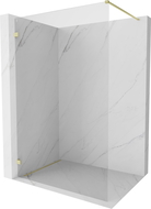 Mexen Lunar душ параван Walk-in ляв 100 x 200 см, прозрачен 8 мм, златисто четкан - 830-100-000-55-00-L