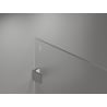 Mexen Lunar стъклена стена Walk-in лява 50 x 200 см, прозрачна 8 мм, хром - 830-050-000-01-00-L