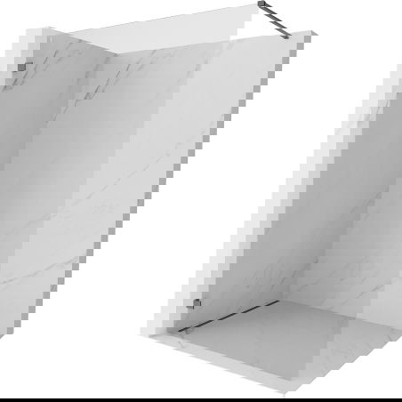 Mexen Lunar душ преграда Walk-in лява 130 x 200 см, прозрачно 8 мм, четкавано оръжейно сиво - 830-130-000-66-00-L