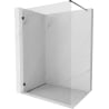 Mexen Lunar душ преграда Walk-in лява 110 x 200 cm, прозрачна 8 mm, черна - 830-110-000-70-00-L