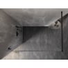 Mexen Lunar душ преграда Walk-in лява 110 x 200 cm, прозрачна 8 mm, черна - 830-110-000-70-00-L